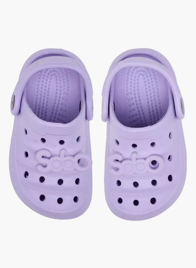 Aqua Jibbitz Detail Clogs With Backstrap