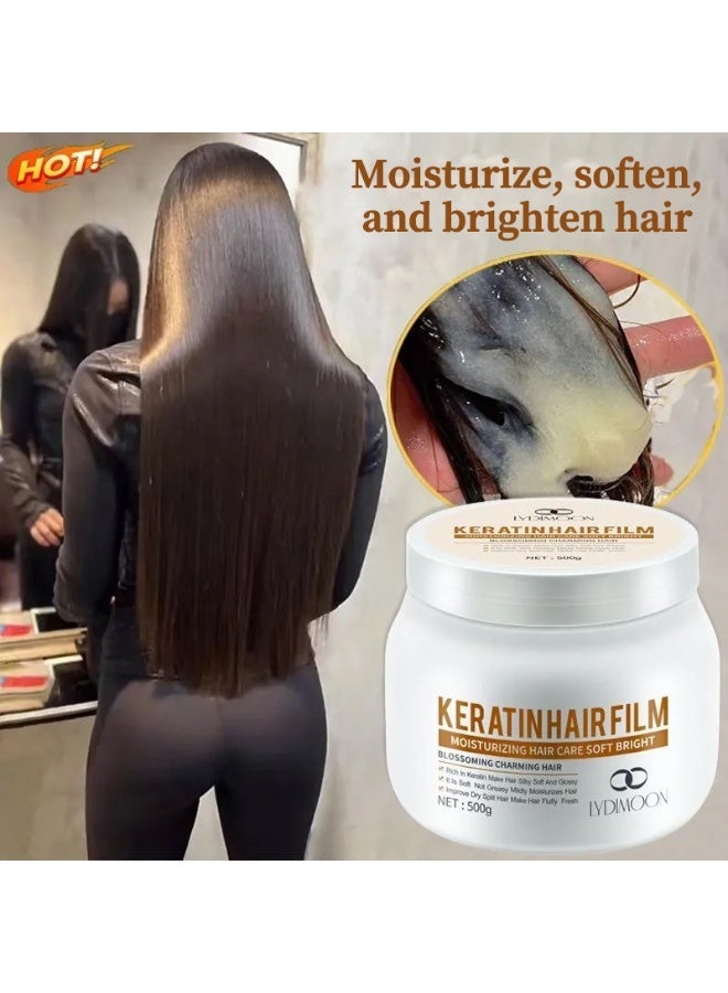 LYDIMOON Keratin Moisturizing Hair Mask Softens and brightens hair 500g - Image 1