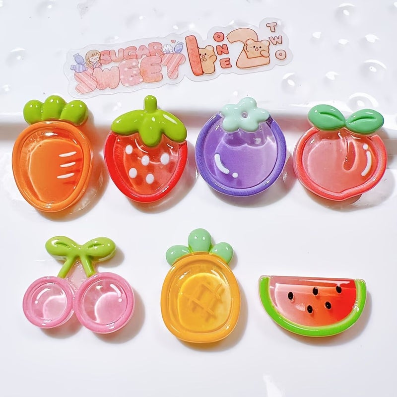 14 Fruit Shaped Fridge Magnets With Magnetic Stickers Kitchen Decor Accessories - Image 2
