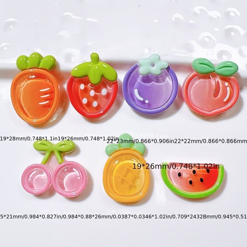 14 Fruit Shaped Fridge Magnets With Magnetic Stickers Kitchen Decor Accessories - Image 3