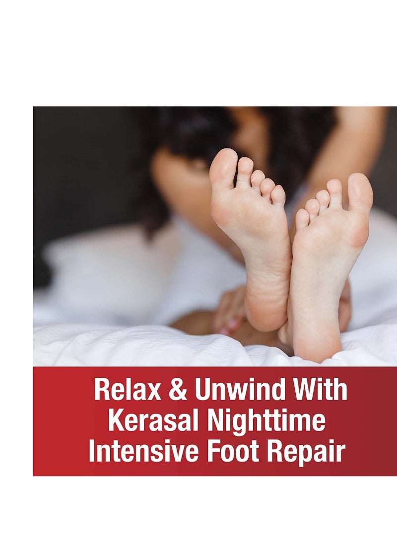Kerasal Kerasal Nighttime Intensive Foot Repair, Skin Healing Ointment for Cracked Heels and Dry Feet, 1 oz  - Image 5