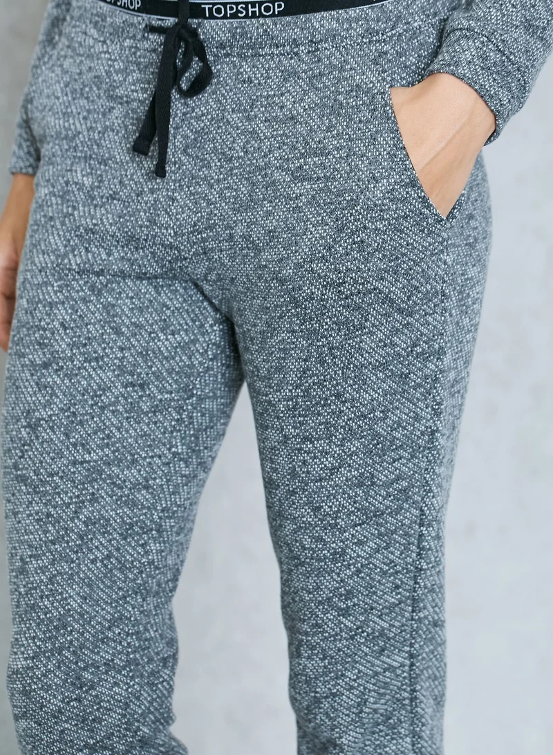 TOPSHOP Logo Band Joggers