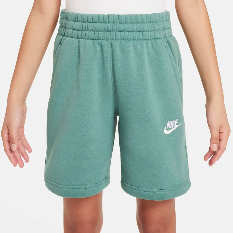 Nike Green Kids' Sportswear Club Fleece Tracksuit Shorts Set  | Best Price UAE