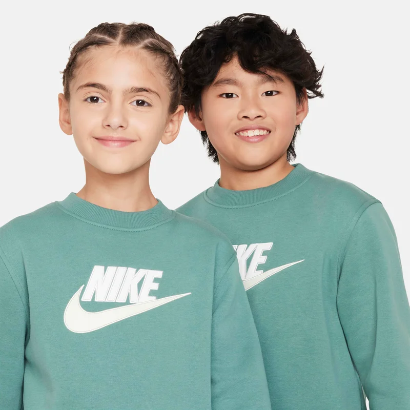 Nike Green Kids' Sportswear Club Fleece Tracksuit Shorts Set  | Best Price UAE