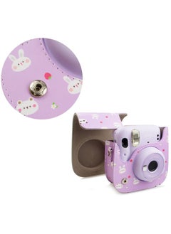 Y&D PU Leather Mini 11 Cover, Fujifilm Instax 11/Mini 9/Mini 8/Mini 8+ Face Vintage Camera Bag Cover with Adjustable Shoulder Strap  - Image 4