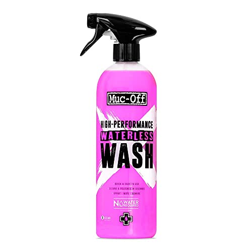 Muc Off Muc-Off High Performance Waterless Bike Wash 750ml (Pack of 1) | Spray & Wipe Bike Cleaner | No Water Needed | Safe on Carbon Fibre | Cleans & Polishes with a Streak-Free Finish - Image 1