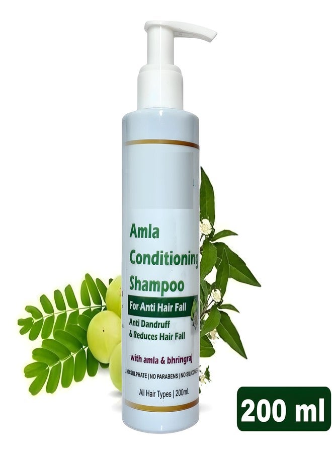 Glamezone Amla & Bhringraj Shampoo for Controlling Dandruff & Hair fall (200 ml) - Image 2