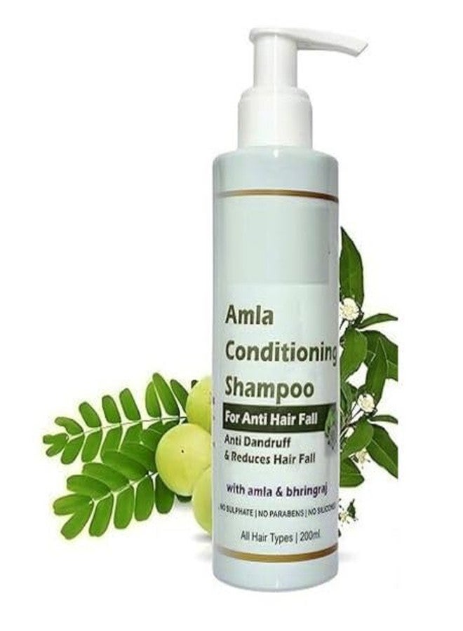 Glamezone Amla & Bhringraj Shampoo for Controlling Dandruff & Hair fall (200 ml) - Image 1