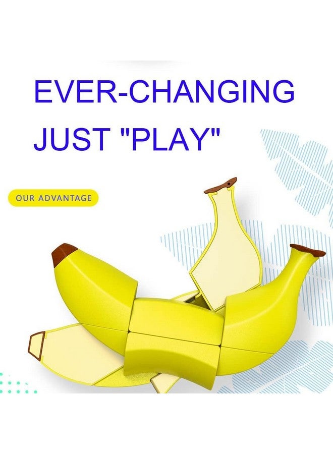 Cubelelo Banana Puzzle | Unique Fruit-Shaped 3D Brain Teaser Toy | Fun & Challenging Twist Puzzle for Kids & Adults | Collectible Gift for Puzzle Enthusiasts - Image 3
