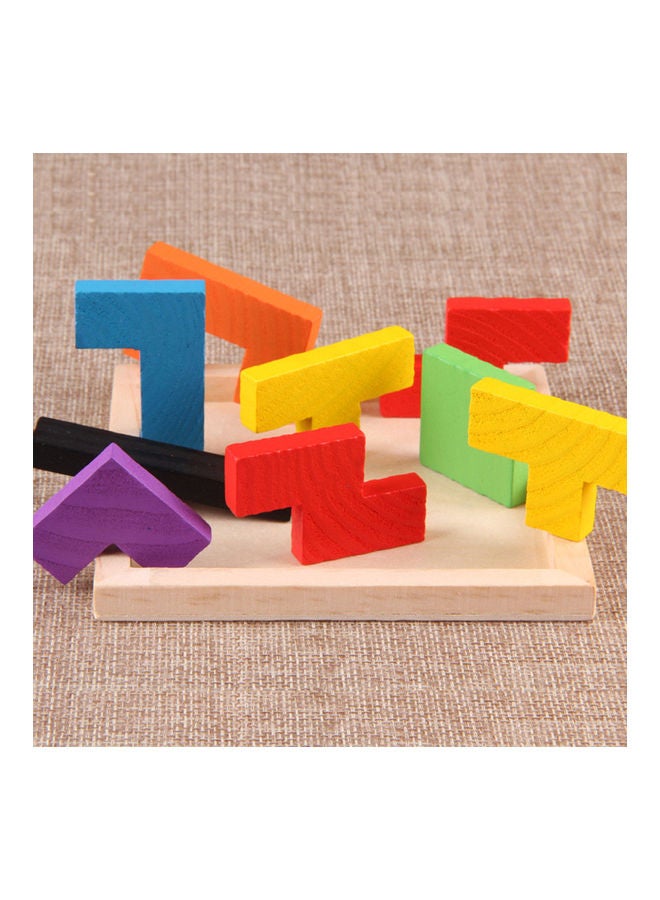 Tangram Wooden Jigsaw Puzzle Set - Image 5