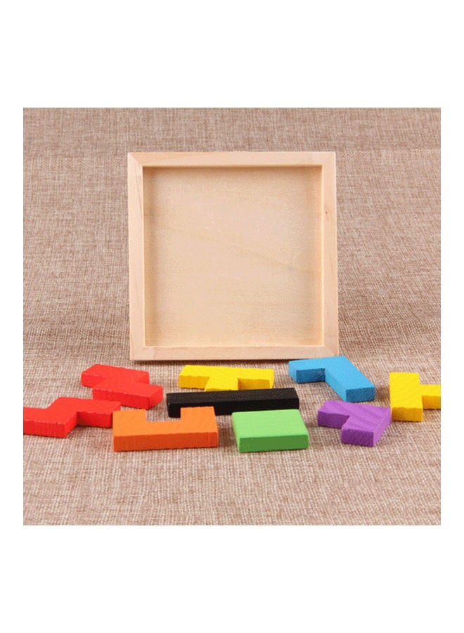 Tangram Wooden Jigsaw Puzzle Set - Image 3