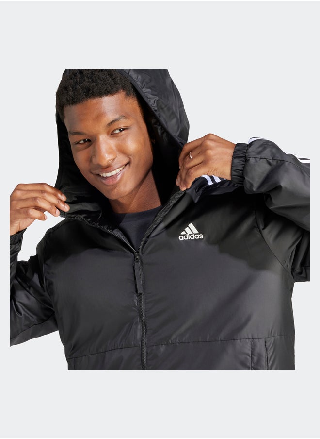 Adidas - Essentials 3-Stripes Insulated Hooded Jacket - Image 1