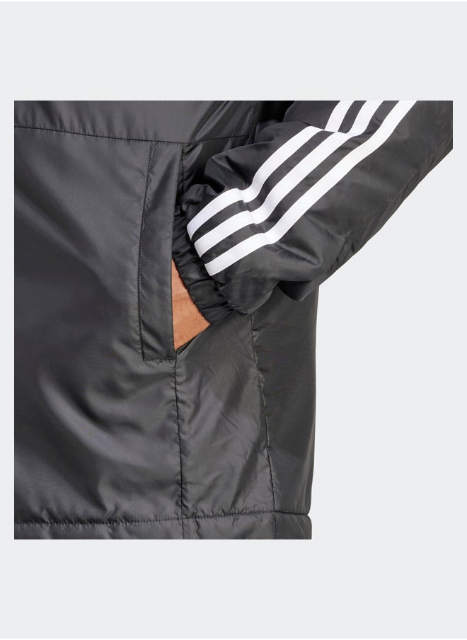 Adidas - Essentials 3-Stripes Insulated Hooded Jacket - Image 1