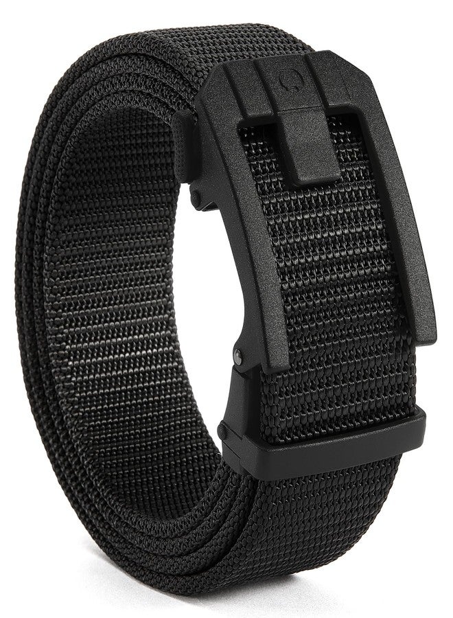 CHAOREN Ratchet Tactical Belt Men - 1.5" Adjustable Nylon Web Belt - Quick Release for Work, EDC, Outdoor Use - Image 1