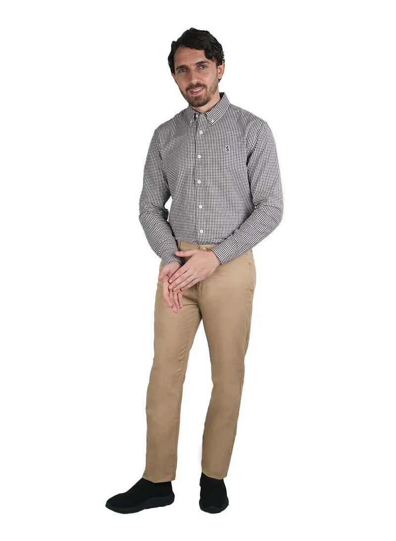 GIORDANO Men's Slim Taper Stretch Twill Pants