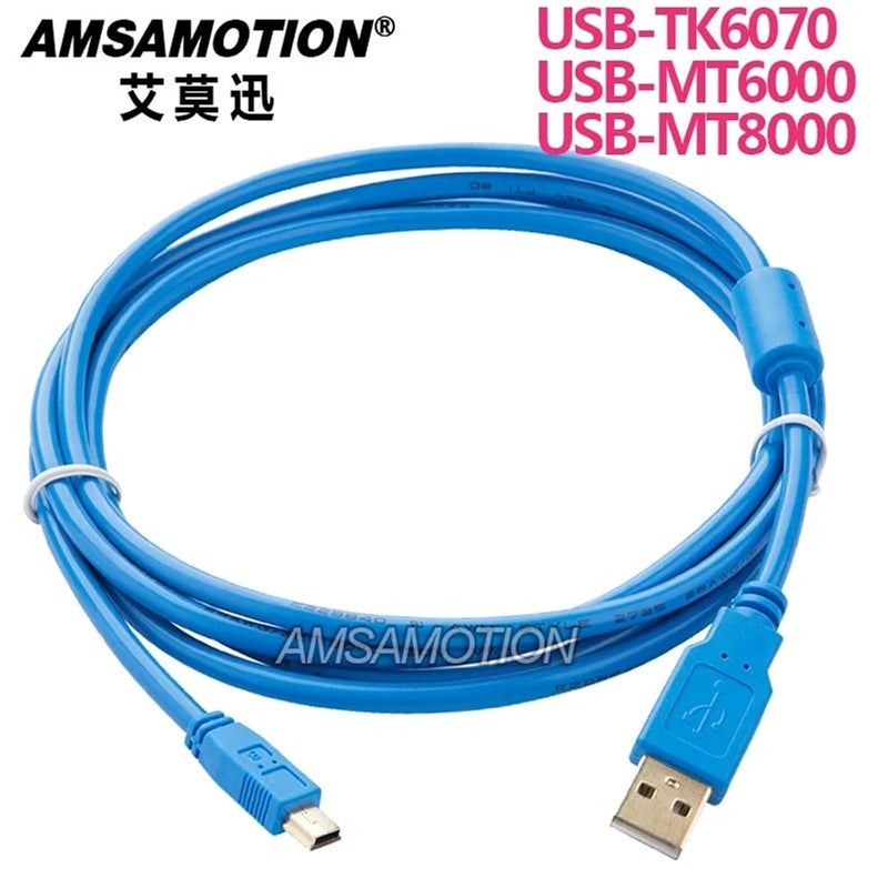 USB-TK6070 Programming Cable for Touch Panel HMI GT0707/GT02L/GT02/GT12/GT03-E/GT704/703 Series USB Port(2m,Gold Plated) - Image 3