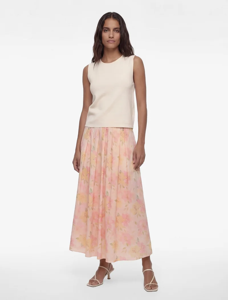 كوتون Midi Floral Skirt