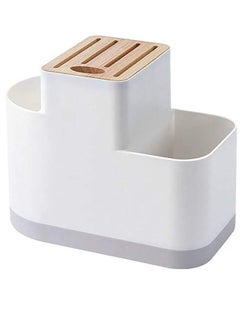 KASTWAVE Multifunction Kitchen Storage Rack Plastic Draining Inserted  Block Flatware Organizer Cutlery Holder For Chopsticks Spoons  - Image 1
