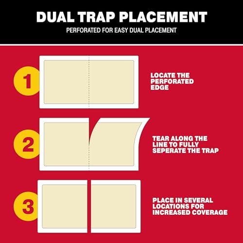 Catchmaster Spider Traps Glue Boards 6-Pack, Adhesive Bug Catcher, Insect, Scorpion, Cricket, Cockroach, & Spider Killer for Home, Bulk Glue Traps for House & Garage, Pest Control for Home - Image 5