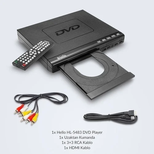 AYT Hello HL-5483 DVD Player with Divx Control, HDMI Output, DVD VCD, Movie Playback from USB