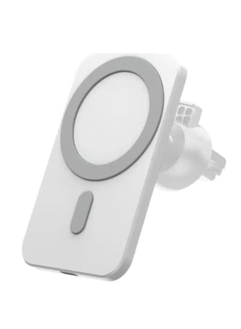 15W Magnetic Wireless Car Charger & Air Vent Phone Holder - Image 1