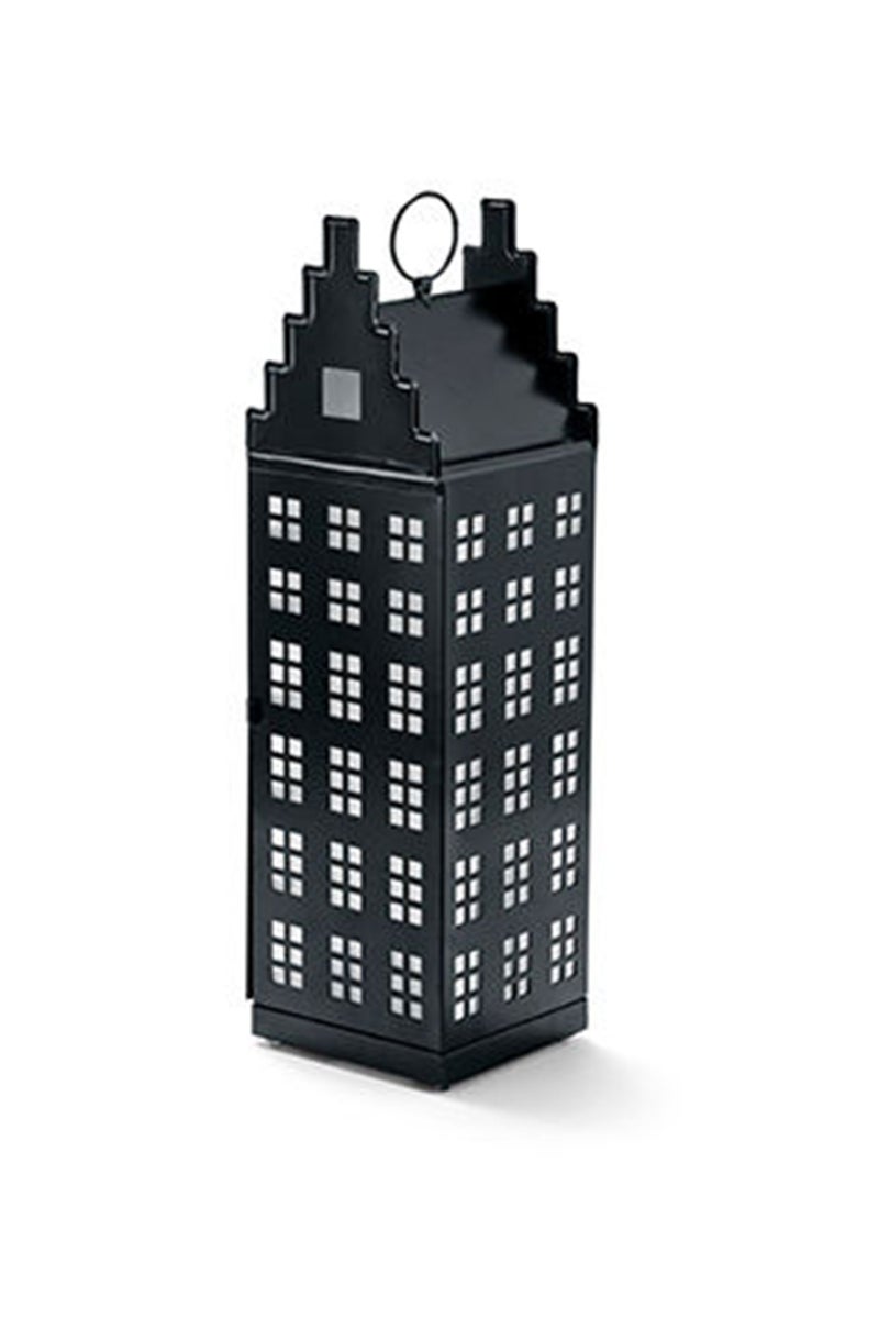 Tchibo Led Outdoor Zinc Lantern, Black  - Image 2