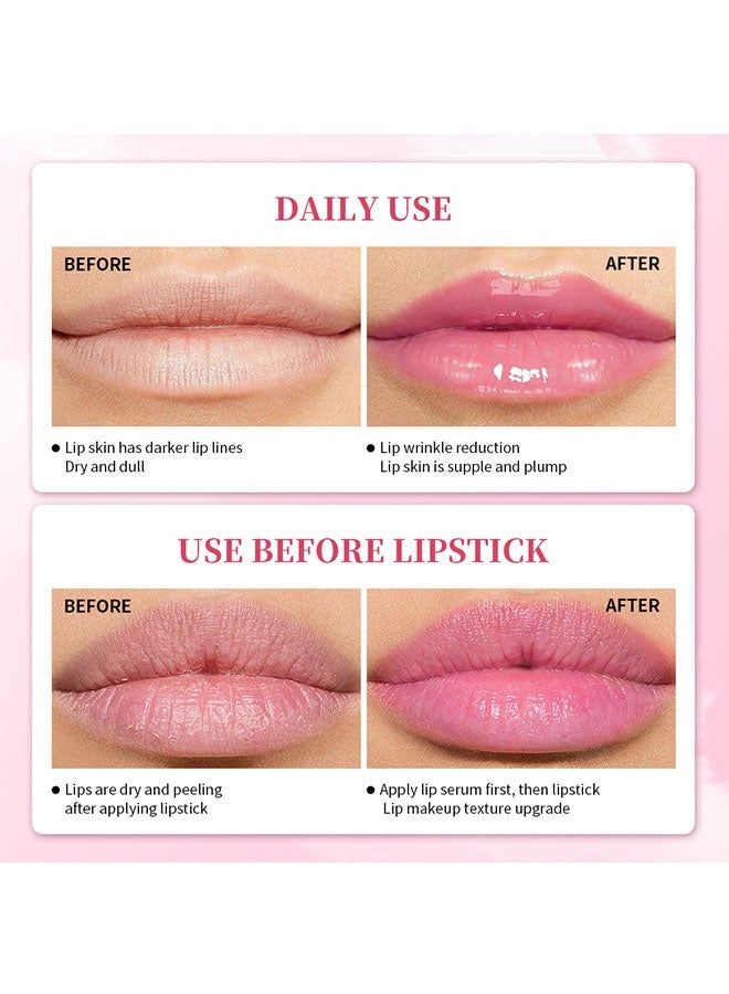 آي بي سي سي سي أن دي سي مصل الشفاه الوردي 5.5g, اللون السحري تغيير لمعان الشفاه, ترطيب الشفاه الوردي Plumper, تغيير اللون زيت الشفاه, حبر الشفاه, رطوبة طويلة الأمد والإصلاح, رعاية الشفاه - Image 2