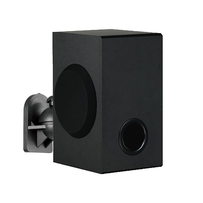 WALI Speaker Wall Mount, Surround Sound Speaker Stand with Adjustable Swivel Tilt Angle, Small Bookshelf Speaker Mount for Living Room, Home Theater, Hold up to 7.7 Lbs, (SWM202), 2 Pack, Black - Image 4