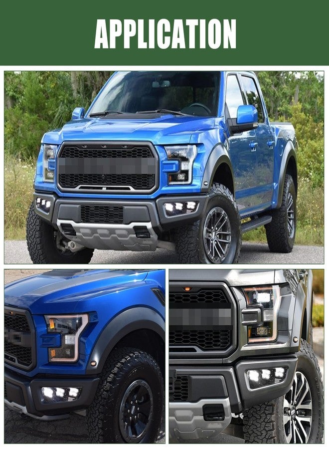 NORTHYUN Led Fog Lights Triple Mounting Brackets Compatible with Raptor 2015-2020 Ford F150 2Pcs - Image 5
