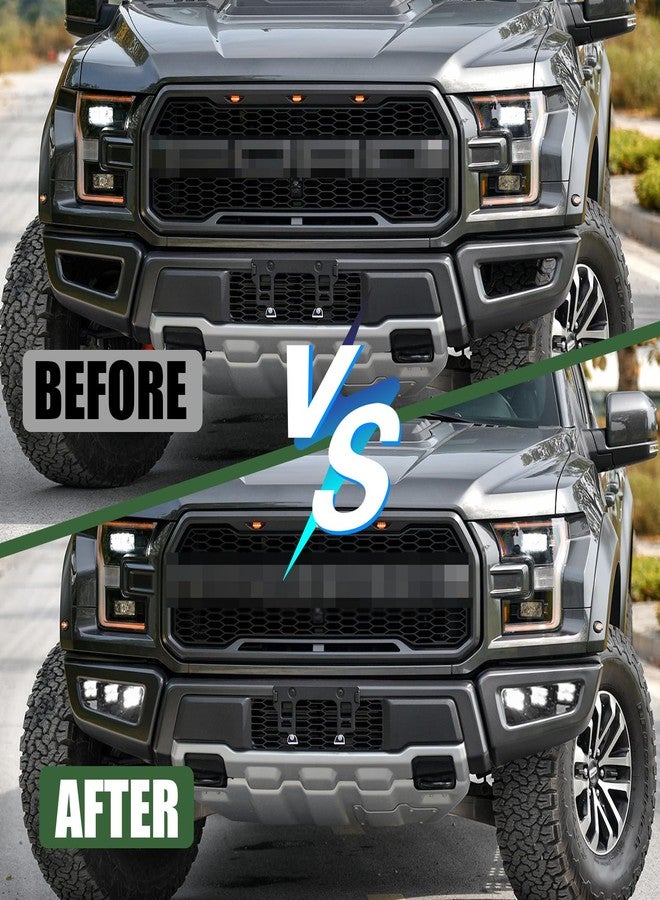NORTHYUN Led Fog Lights Triple Mounting Brackets Compatible with Raptor 2015-2020 Ford F150 2Pcs - Image 3