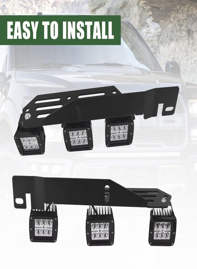 NORTHYUN Led Fog Lights Triple Mounting Brackets Compatible with Raptor 2015-2020 Ford F150 2Pcs - Image 2