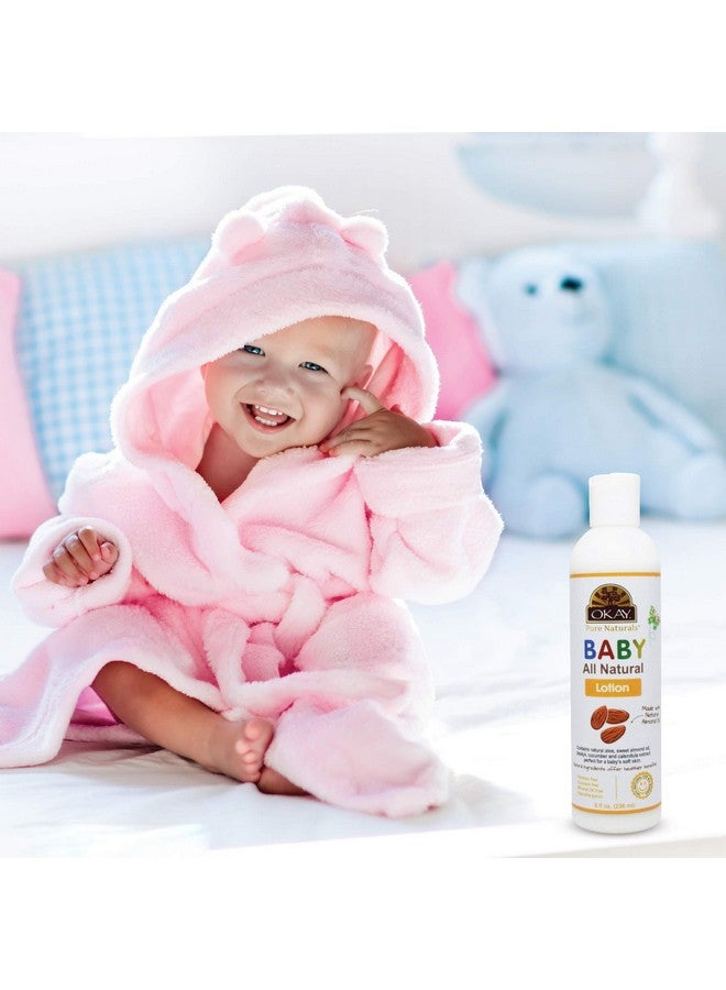 أوكي أوكاي - لوشن للأطفال برائحة اللوز الطبيعي 236 مل / 8 أونصة - Image 3