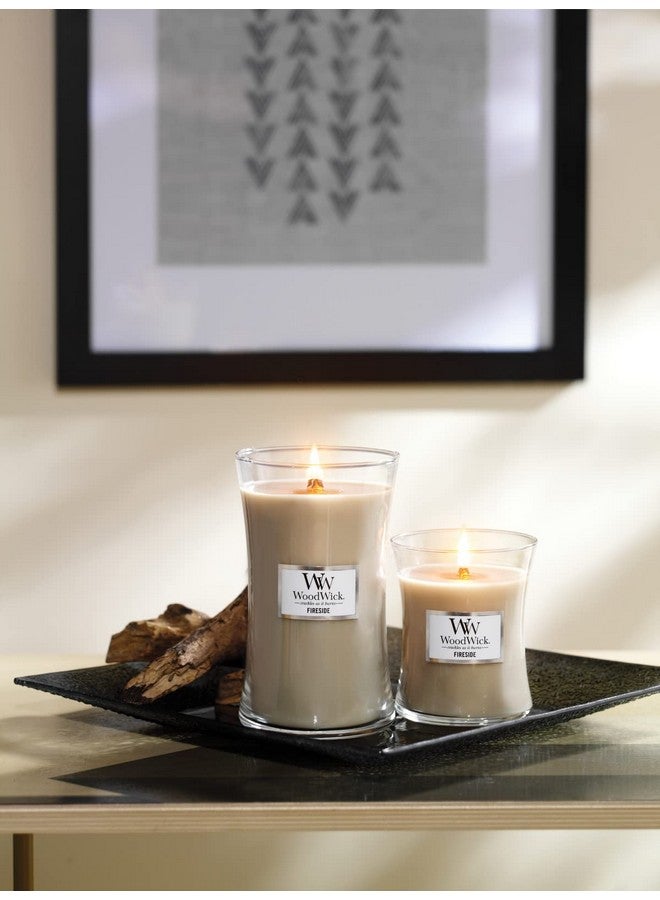 WoodWick WoodWick Medium Hourglass Candle, Fireside Scent, Premium Soy Blend Wax, Crackles as it burns, 10oz, Perfect for creating a cozy ambiance, Perfect for Gifting - Image 5