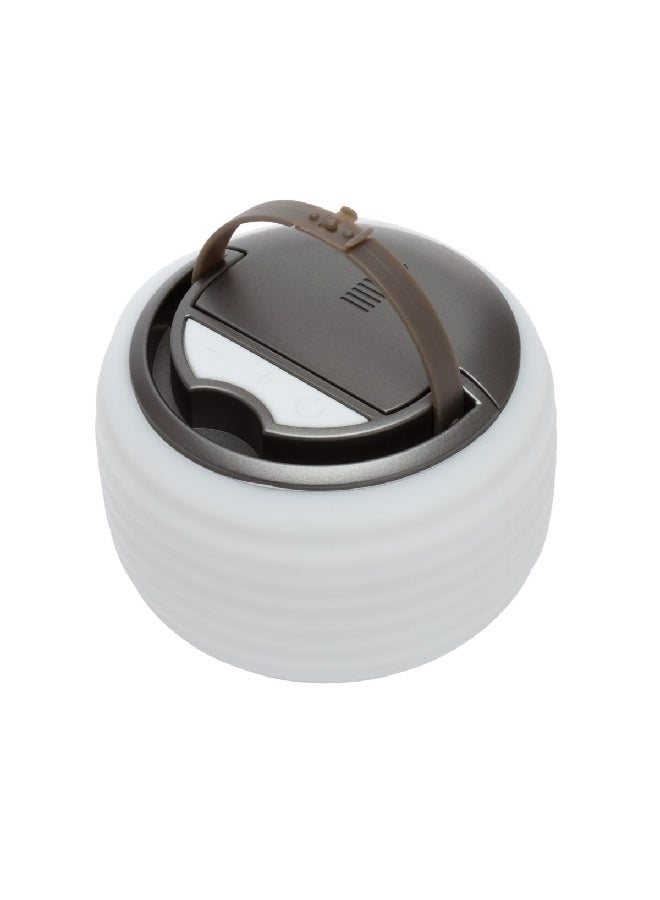 كوغلانز مصباح ال اي دي معلق للتخييم باللونين الأبيض والرمادي، بأبعاد تقريبية 3 × 4 × 4 إنش 1540 - Image 1