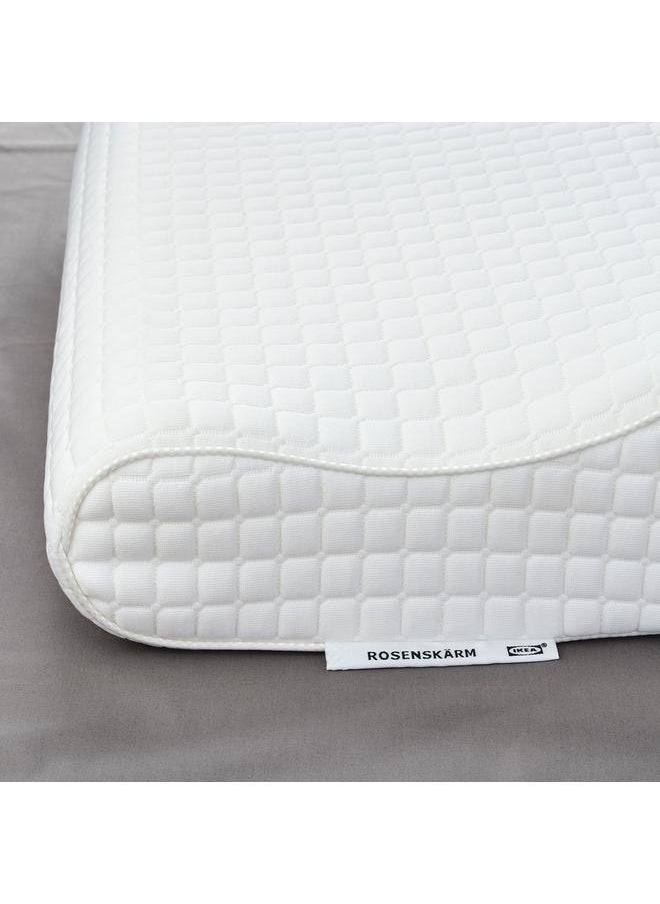 Ergonomic pillow, side/back sleeper, 33x50 cm