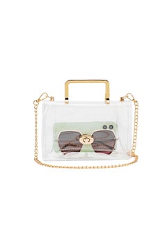 SYOSI Clear Stadium Purse for Women, Clear Crossbody Bag Mini Shoulder Bag Cute See Through Clutch for Concerts Sports, Concert Sports Event Party, Stadium Approved, No Toxic and Smell, Waterproof  - Image 1