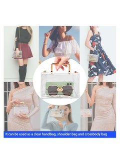 SYOSI Clear Stadium Purse for Women, Clear Crossbody Bag Mini Shoulder Bag Cute See Through Clutch for Concerts Sports, Concert Sports Event Party, Stadium Approved, No Toxic and Smell, Waterproof  - Image 5
