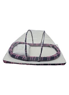 BABYCARA Baby Net Bed With Thick Mattress Mosquito Net And Neck Pillow, 80 CM X 48 CM  - Image 2
