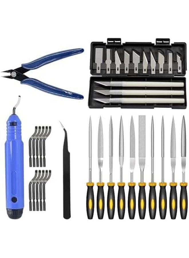 3D Printer Tool Kit 50pcs in 1 Kit for Cleaning Finishing and Cutting - Image 3