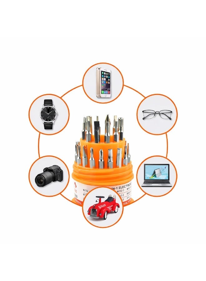 Multi-Function Precision Screwdriver Set with Magnetic Bits - Image 5