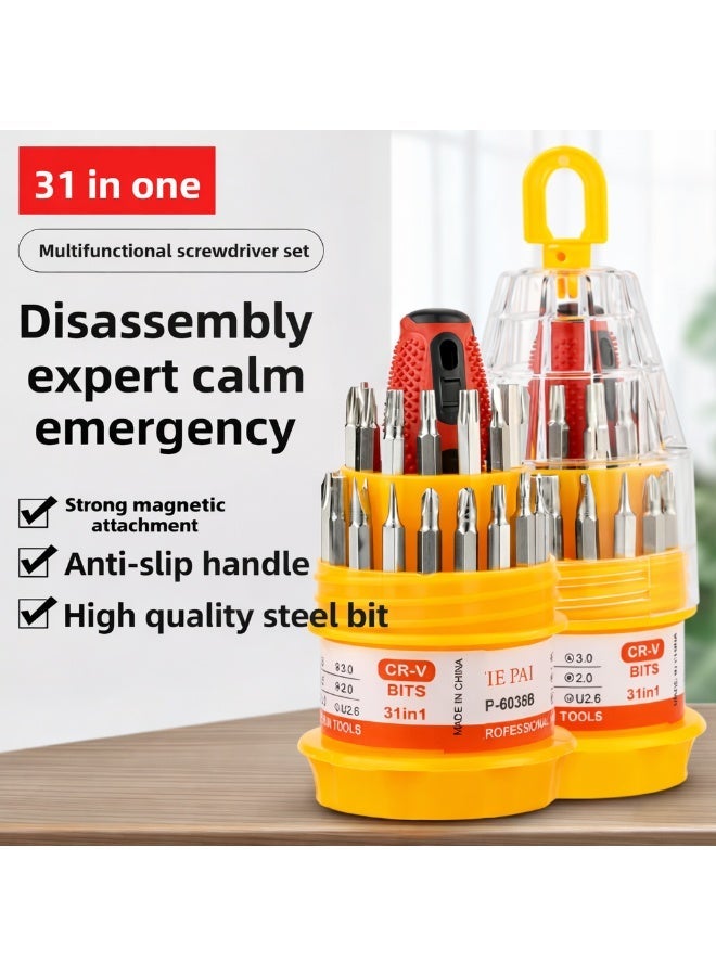 Multi-Function Precision Screwdriver Set with Magnetic Bits - Image 4