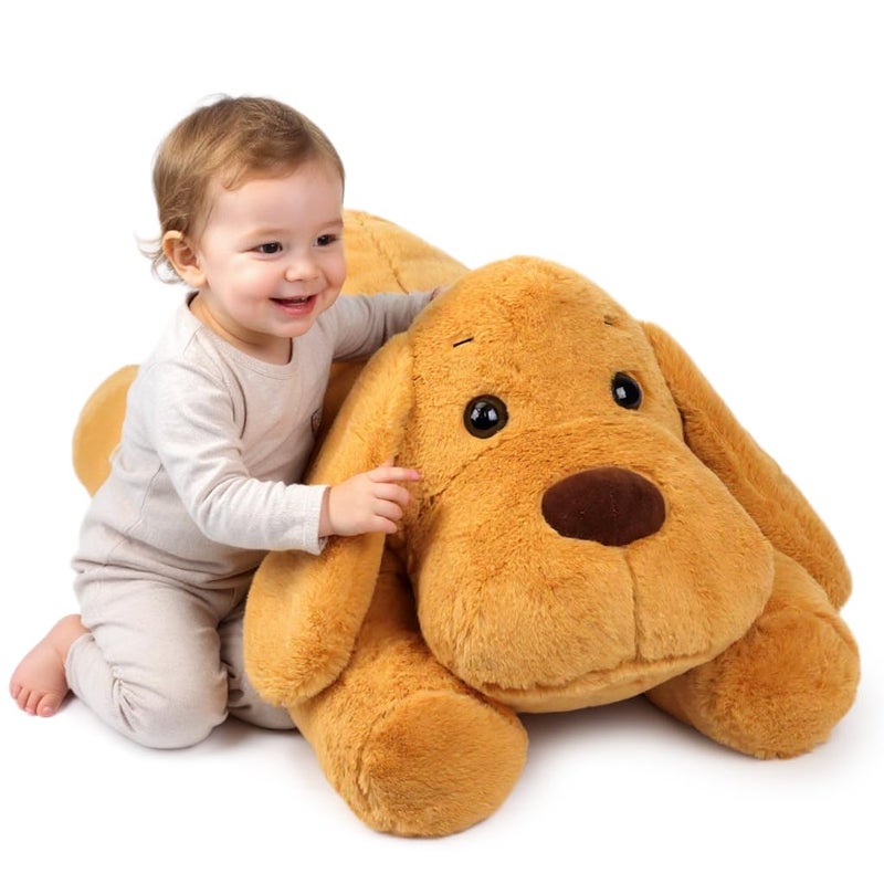 Cudhug Dog Stuffed Animal Giant 32 Stuffed PuppyLarge Soft Plush Toy Birthday Party Gifts for Kids Girls Boys - Image 3