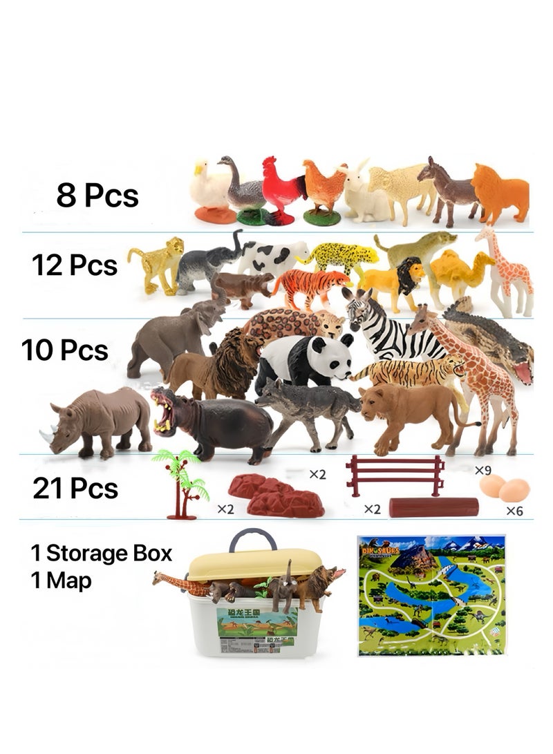 لي يوان مصغرة لعبة نموذج الحيوان مجموعة - Image 2