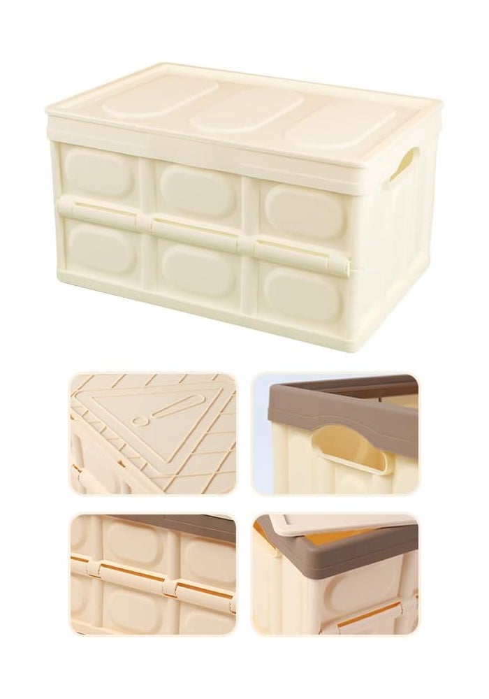 28L Foldable Car Boot Organizer - Large Plastic Trunk Storage Box for SUVs & Sedans - Image 2
