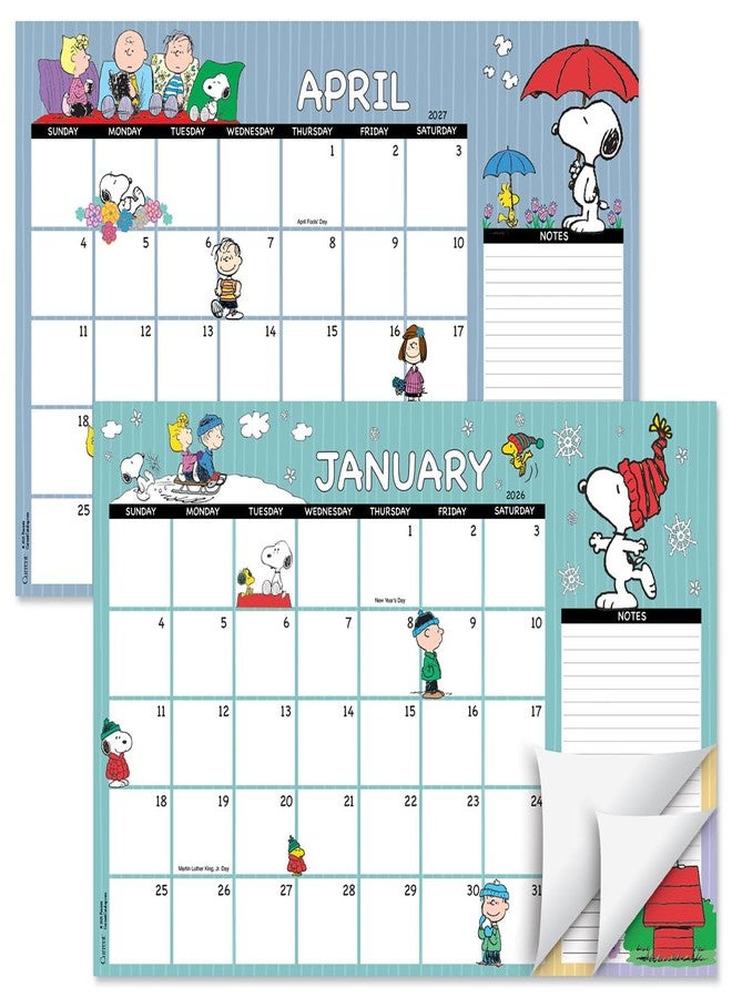 Current 2026-2027 PEANUTS Desk Calendar Pad, 11-Inch x 16-1/4-Inch Size, Large 24-Month Bookstore-Quality Calendars for Kitchen & Office - Image 1