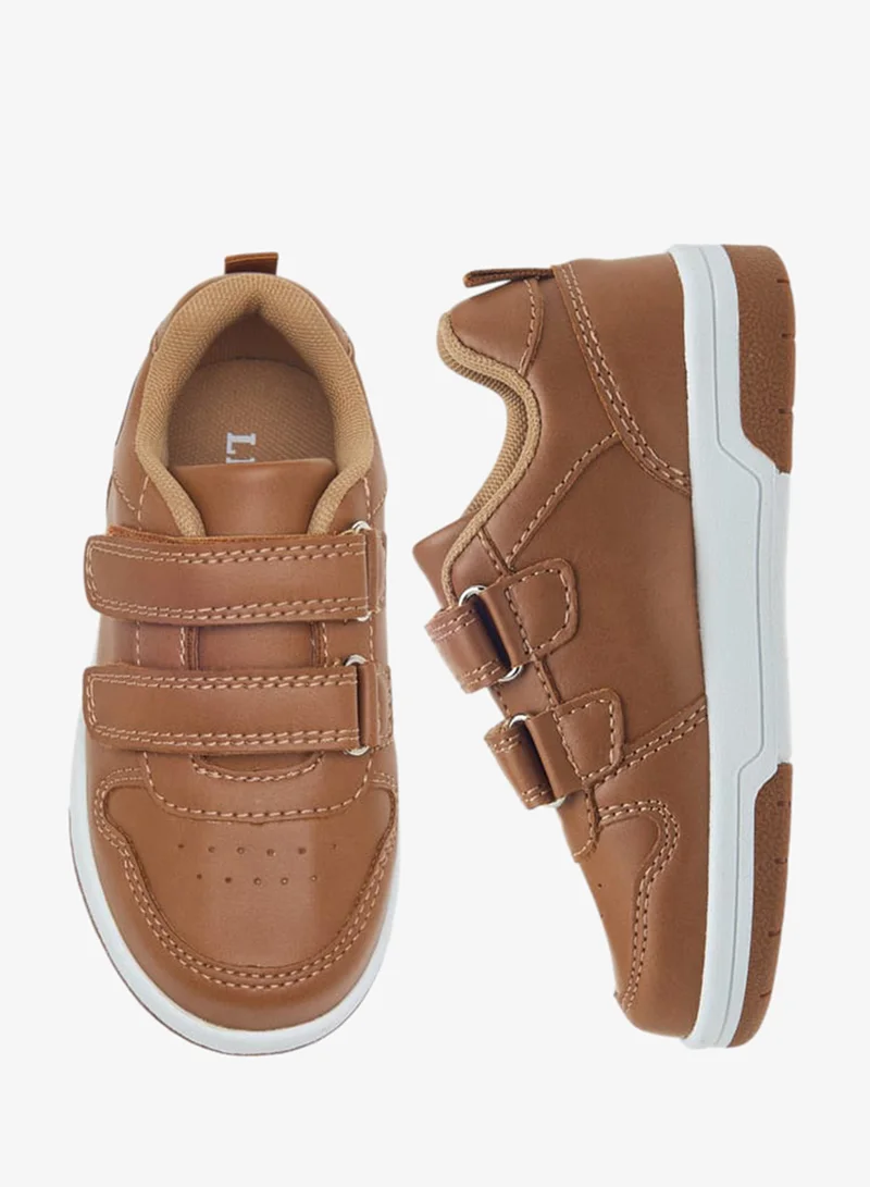 LBL by Shoexpress Boys Panelled Sneakers With Hook And Loop Closure