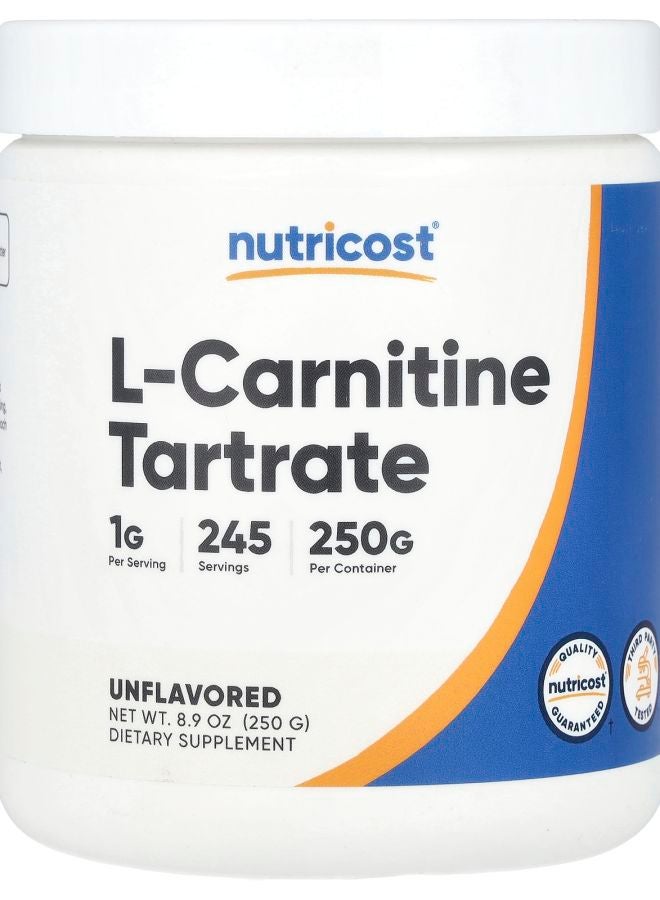 Nutricost L-Carnitine Tartrate Unflavored 8.9 oz (250 g) - Image 1