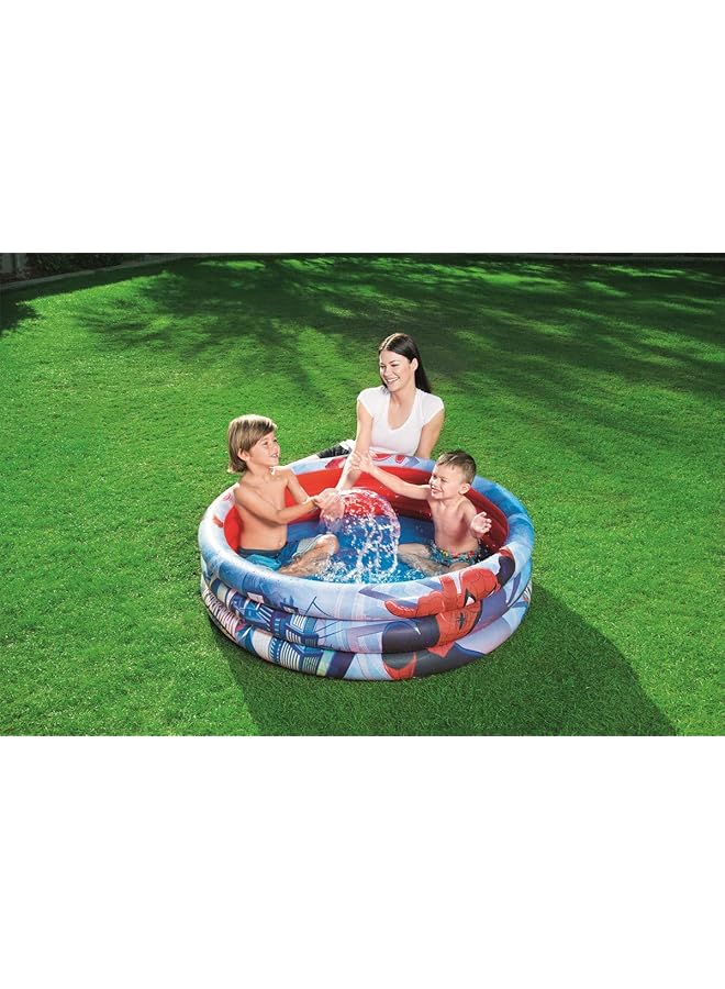 Bestway Spider Man 122Cm X H30Cm 3 Ring Pool - Image 1