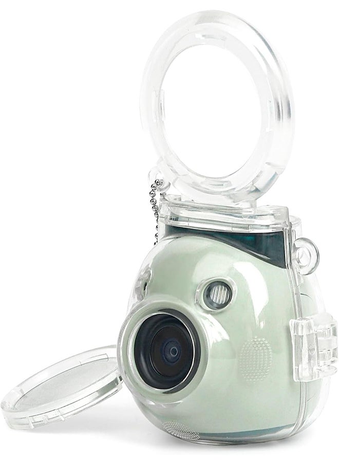 O Ozone Transparent Case Compatible With Fujifilm Instax Pal | Protective PC Case with Selfie Mirror, Hard Shell Cover for Instax Pal- Clear  - Image 1