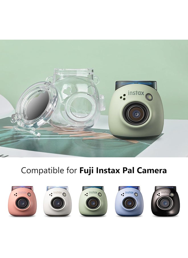 O Ozone Transparent Case Compatible With Fujifilm Instax Pal | Protective PC Case with Selfie Mirror, Hard Shell Cover for Instax Pal- Clear  - Image 2